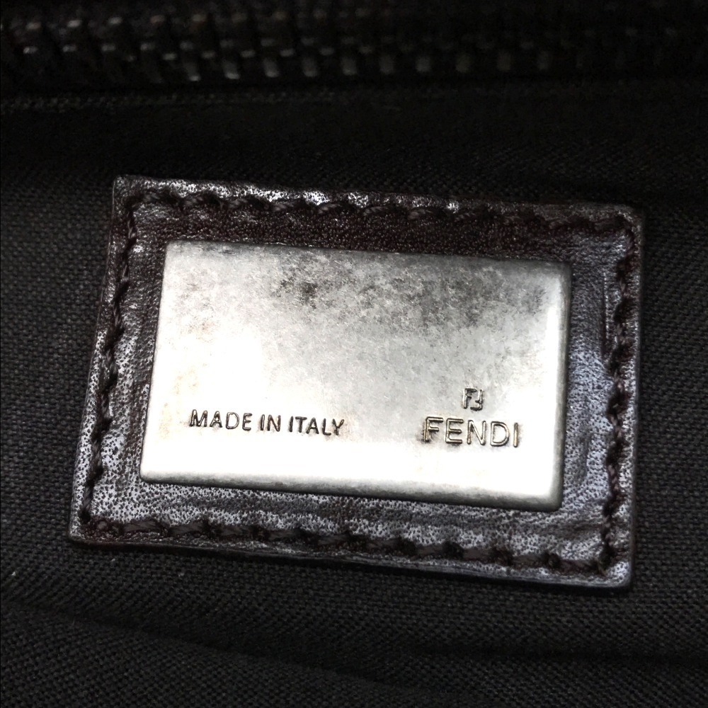 Fendi Peekaboo Bag Shoulder Fur Black - Picture 9 of 9